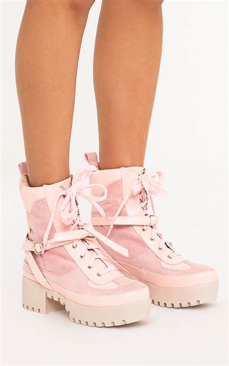 gucci pink biker boots|More.